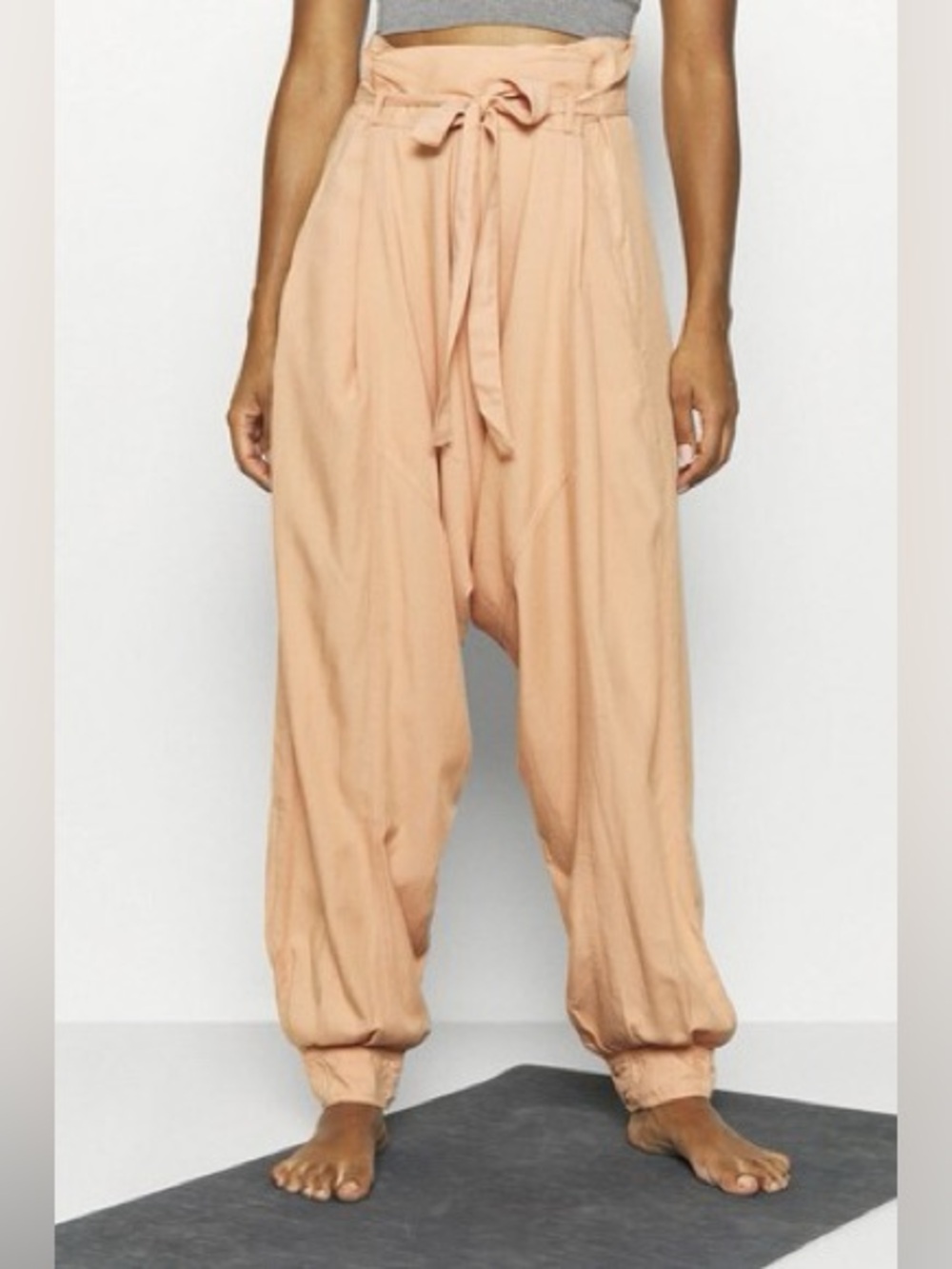 Free People Wade Away Harem Pants in Brushed Clay